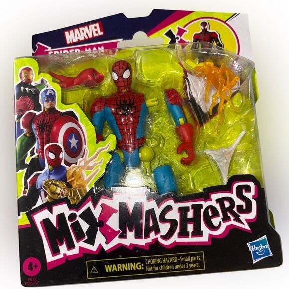 Nwt Marvel Mix Mashers Spider-Man Figure - Picture 1 of 2